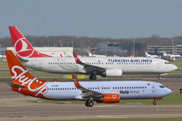 Turkish Airlines leased SkyUp Airlines aircraft