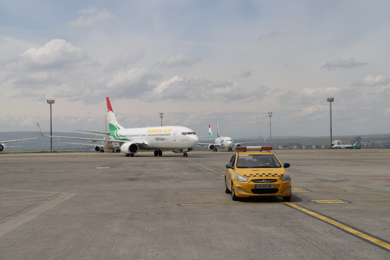 The national airline of Tajikistan, Somon Air, made its first regular flight to Tbilisi Internationa